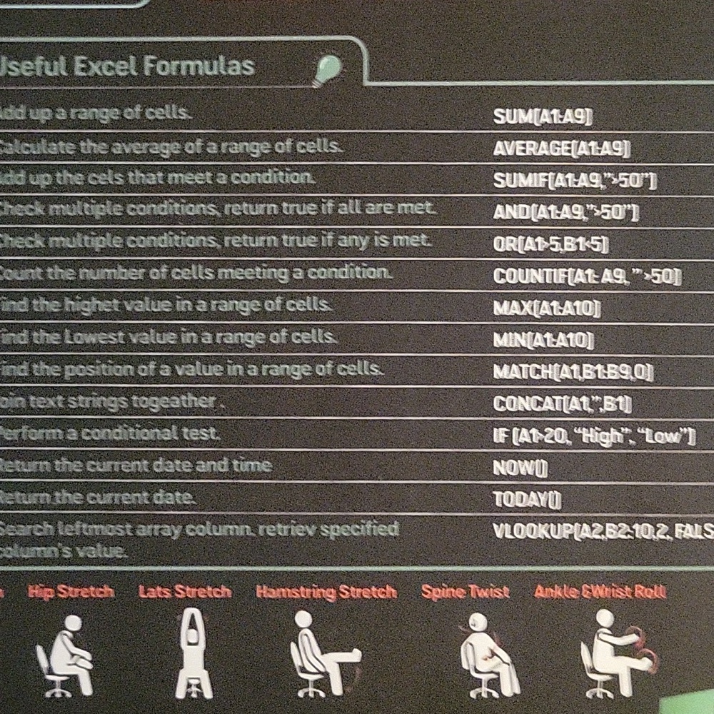 Excel Efficiency and Accuracy Desk Mat - Picture 6 of 6